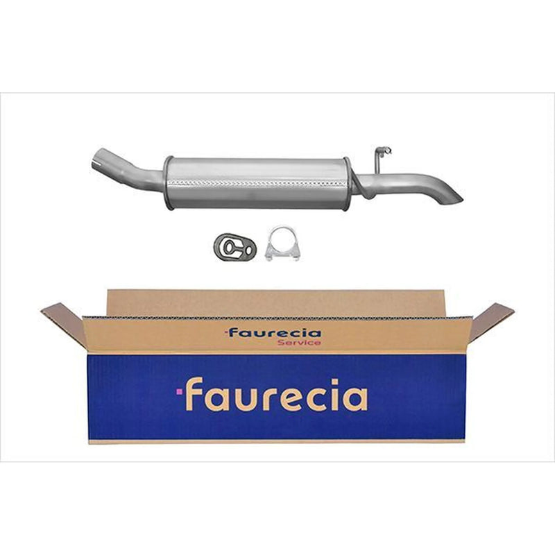 Hella End Silencer Rear fits Ford Fiesta 1989-1995 1.1