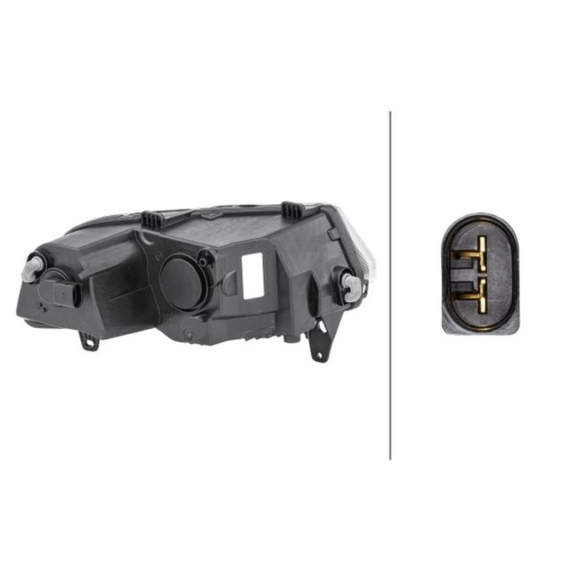 Hella Daytime Running Light P21W Left fits VW Polo V 2014-2020