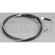 First Line Handbrake Cable Left Rear fits VW Touran 2003-2015