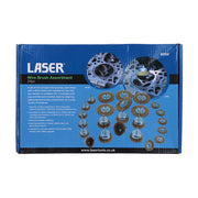 Laser Wire Brush Assortment 24pc Laser - Dynamic Drive