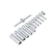 Laser Deep E-Socket Set 1/4" & 3/8"D 12pc Laser - Dynamic Drive