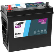 Exide Battery 12V 45Ah 380A EK457