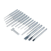 Laser Punch & Chisel Set 16pc Laser - Dynamic Drive