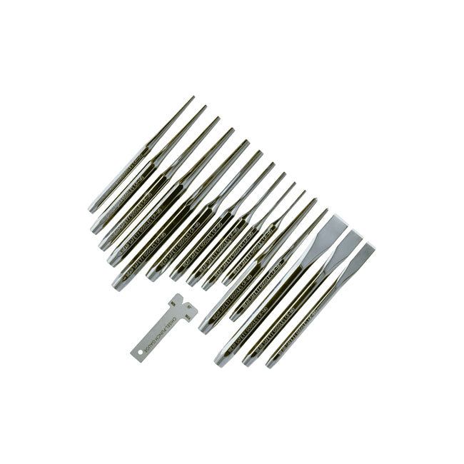 Laser Punch & Chisel Set 16pc Laser - Dynamic Drive