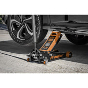 Premier Low Profile Trolley Jack with Rocket Lift 4 Tonne - Orange Sealey Premier - Dynamic Drive