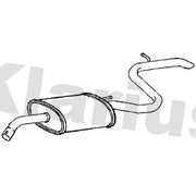 Klarius Box With Tail Pipe Rear fits Hyundai I30 2007-2011 1.4