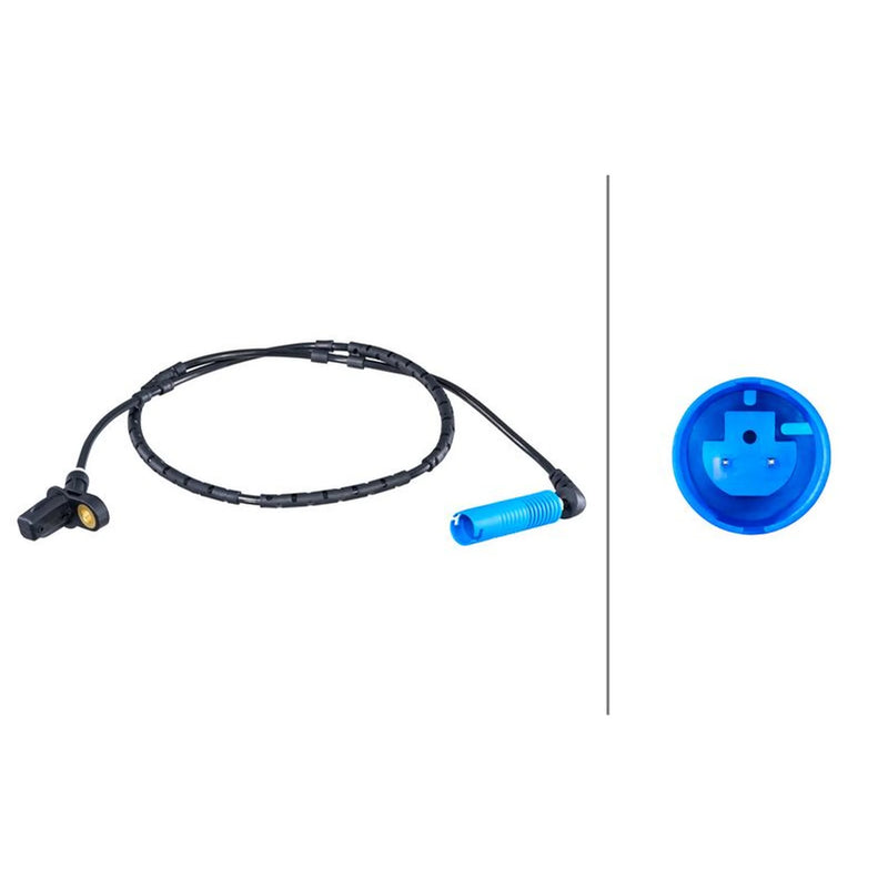 Hella ABS Wheel Speed Sensor Rear fits BMW 3 1997-2007