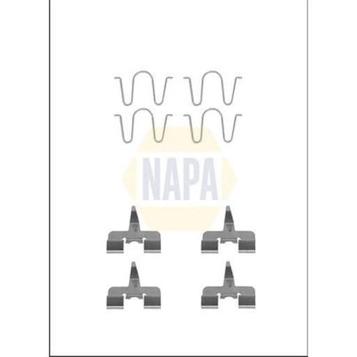 NAPA Brake Pad Accessory Fitting Kit Rear fits Mazda 323 C 1994-1998 1.3 1.8