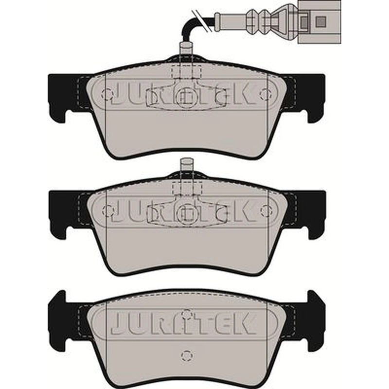 Juratek Rear Brake Pad Set fits VW Touareg 2003-2010 2.5