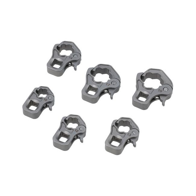 Laser Ratchet Flare Nut Wrench Set 3/8"D Laser - Dynamic Drive