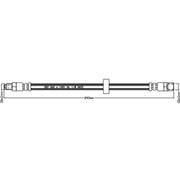 Juratek Brake Hydraulic Hose Line Rear fits Volvo S70 1997-2000 2.0