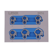 Laser Ratchet Flare Nut Wrench Set 3/8"D Laser - Dynamic Drive