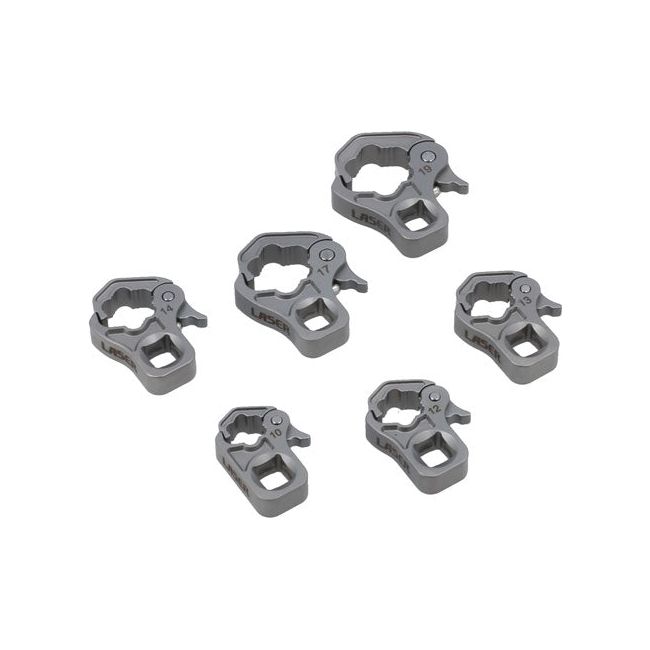 Laser Ratchet Flare Nut Wrench Set 3/8"D Laser - Dynamic Drive