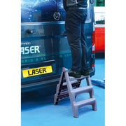 Laser Insulating Folding 3-Step Ladder Laser - Dynamic Drive