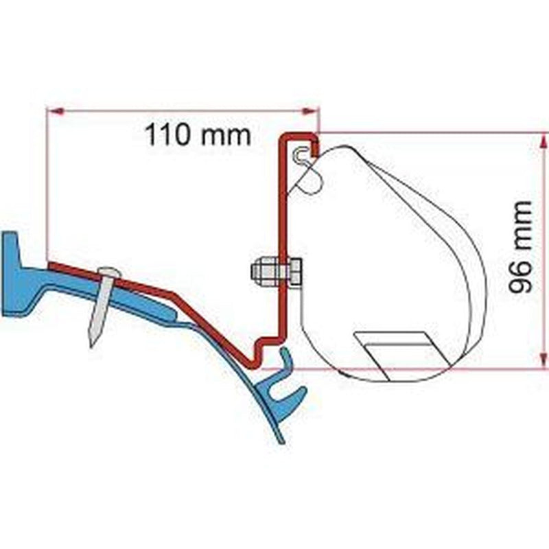 Fiamma F35 Adapter Kit Ford Custom For L2 98655Z035 Fiamma - NN4 Online