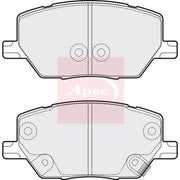Apec Front Brake Vented Discs & Pads fits Alfa Romeo Tonale 2022 on 1.3 1.5
