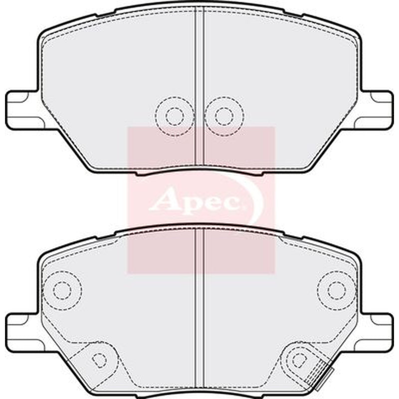 Apec Front Brake Vented Discs & Pads fits Alfa Romeo Tonale 2022 on 1.3 1.5