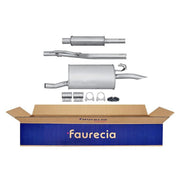 Hella End Silencer Rear fits Fiat Punto 1993-1999 1.1