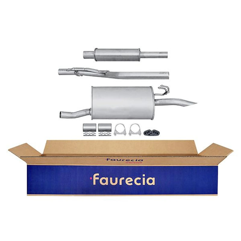 Hella End Silencer Rear fits Fiat Punto 1993-1999 1.1
