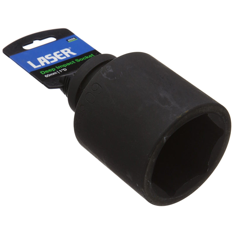 Laser Deep Impact Socket 1"D 60mm 4696 Laser - Dynamic Drive