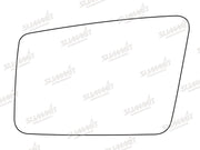 Summit Stick-On Standard Mirror Glass fits Volvo 340 360 LHS Summit - Bars 4 Cars