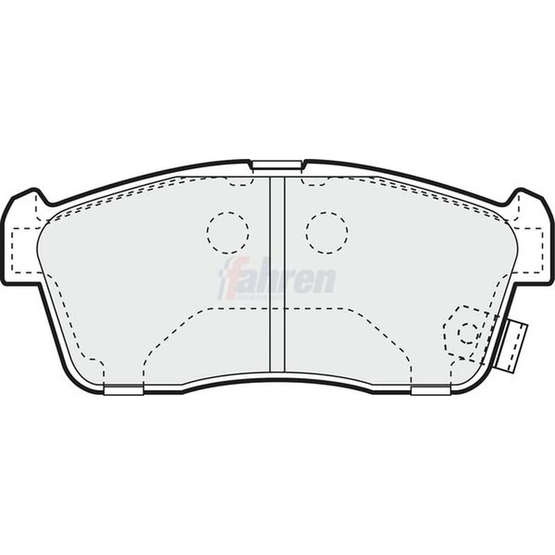 Fahren Front Brake Pad Set FBP3148