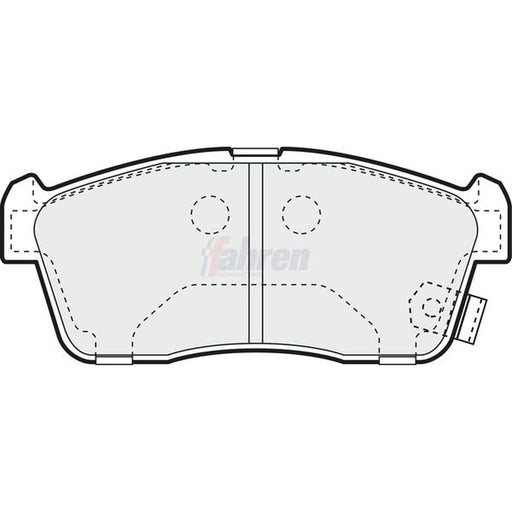 Fahren Front Brake Pad Set FBP3148