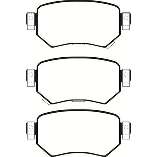 Abtex Front & Rear Pads fits Mazda 6 2012-2020 2.0 2.2 2.5