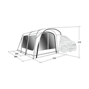 Outwell Wolfburg 380 Air Inflatable Driveaway Campervan Awning Outwell - Dynamic Drive