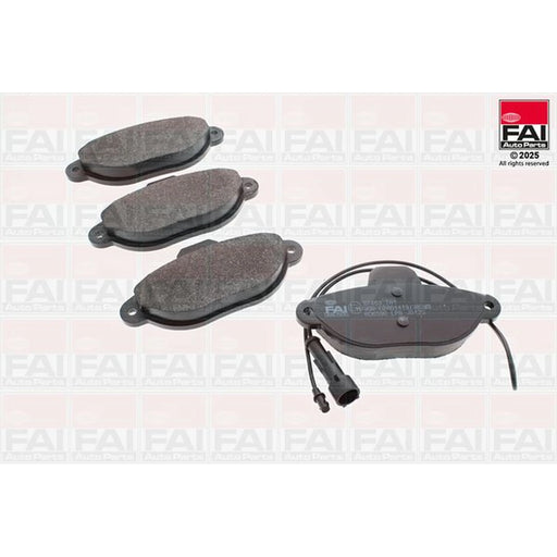 FAI Front Brake Pad Set fits Fiat Panda 2003 on 1.1 1.2