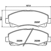 Mintex Brake Pad Set