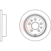 Apec Rear Brake Vented Discs & Pads fits Mazda MPV 2002-2006 2.0 2.3