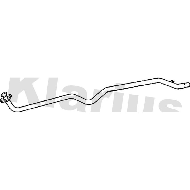 Klarius Exhaust Pipe OD fits Renault Trafic 1980-1990 2.0 2.1
