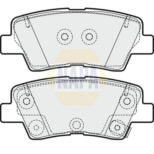 NAPA Rear Brake Pad Set NBP1688