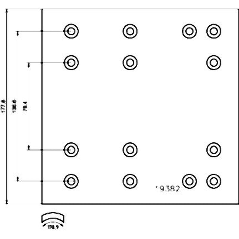 Textar Textar Cv Brake Lining Set 1938101