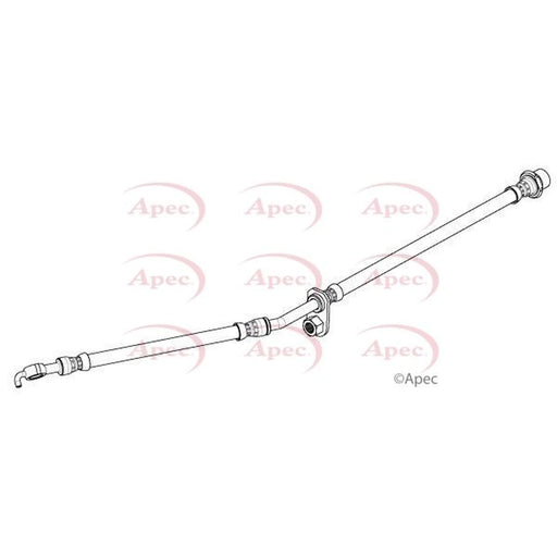 Apec Brake Hydraulic Hose Line Front Left HOS4286