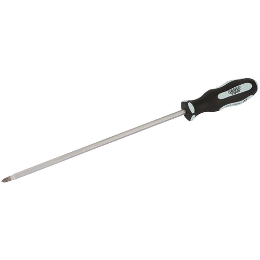 Draper 'Pound Thru' Cross Slot Soft Grip Screwdriver, No.2 x 250mm 63595 Draper - Dynamic Drive