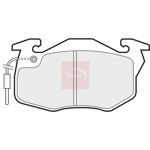 Apec Front Brake Pad Set PAD471