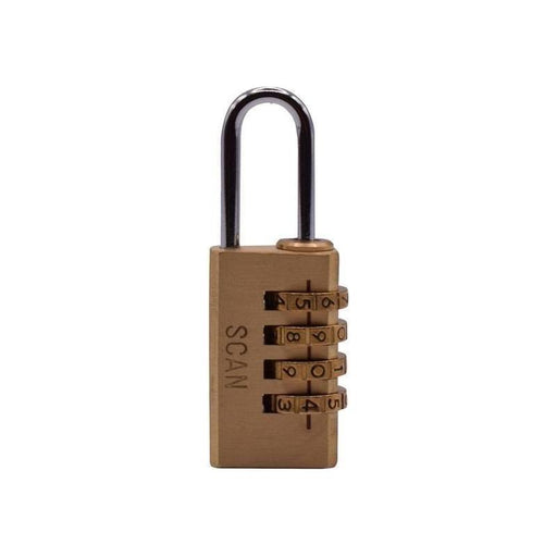 Scan Brass Combination Padlock 20mm Scan - NN4 Online