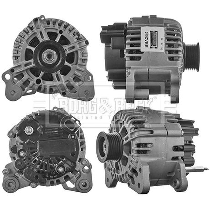 Borg & Beck Car Alternator 12V fits Audi A3 2003-2013 1.4 1.6