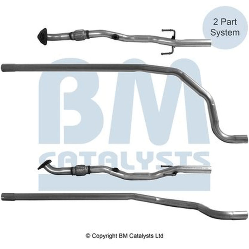 BM Catalysts Exhaust Pipe OD fits Opel Corsa E 2014-2015 1.4