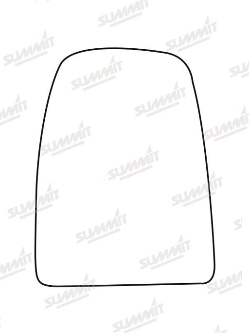 Summit Stick-On Commercial Mirror Glass fits Iveco Daily 14 on RHS Summit - Bars 4 Cars