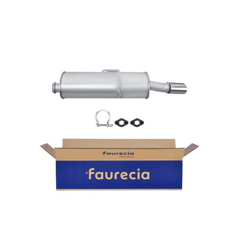 Hella End Silencer Rear fits Citroën Saxo 1996-2004 1.6