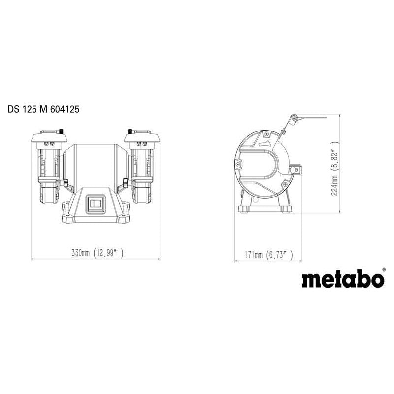 Metabo DS 125 M Bench Grinder 2000W 240V Metabo - Dynamic Drive
