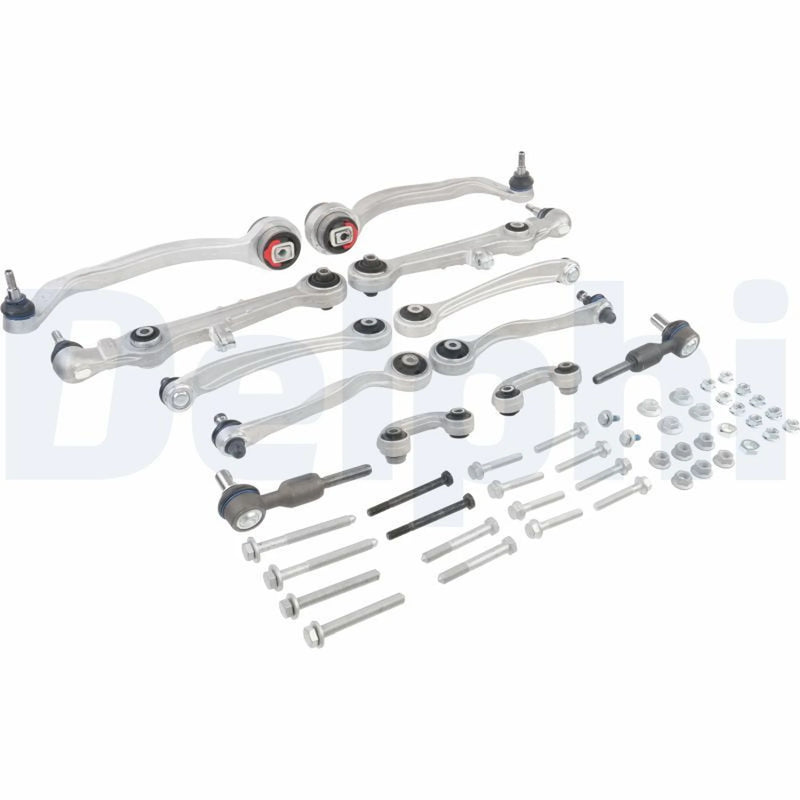 Delphi 12 x Control Arm Repair Kit Front fits Audi A6 C5 1997-2005