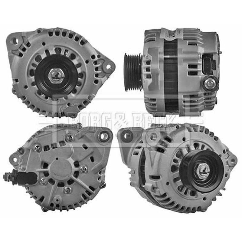 Borg & Beck Car Alternator 12V fits Nissan Cefiro II 1994-1999 2.0 3.0