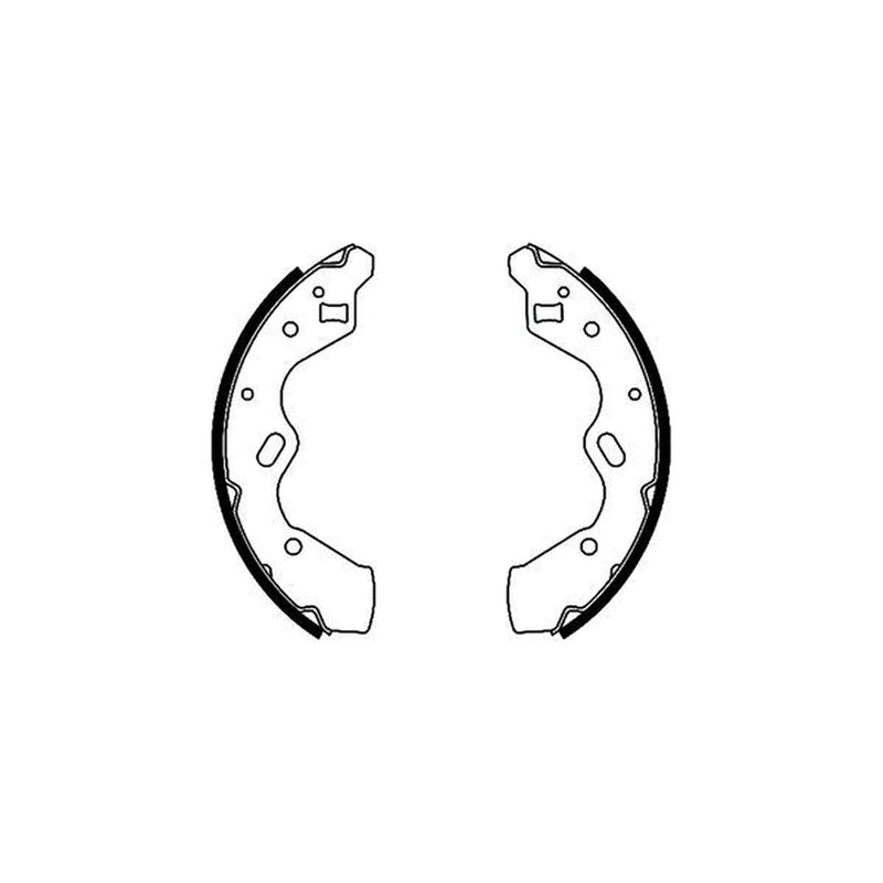 Mintex Brake Shoe Set Axle Kit fits Mazda Demio 1996-2003 1.3 1.5