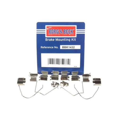 Borg & Beck Brake Pad Accessory Fitting Kit Front BBK1432