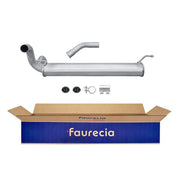 Hella End Silencer Rear fits Citroën C1 2005-2014 1.4