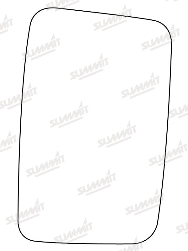 Summit Non-Heated Base Plate With Commercial Mirror Glass fits Peugeot Boxer / Fiat Ducato 94 to 02 LHS RHS Summit - Bars 4 Cars